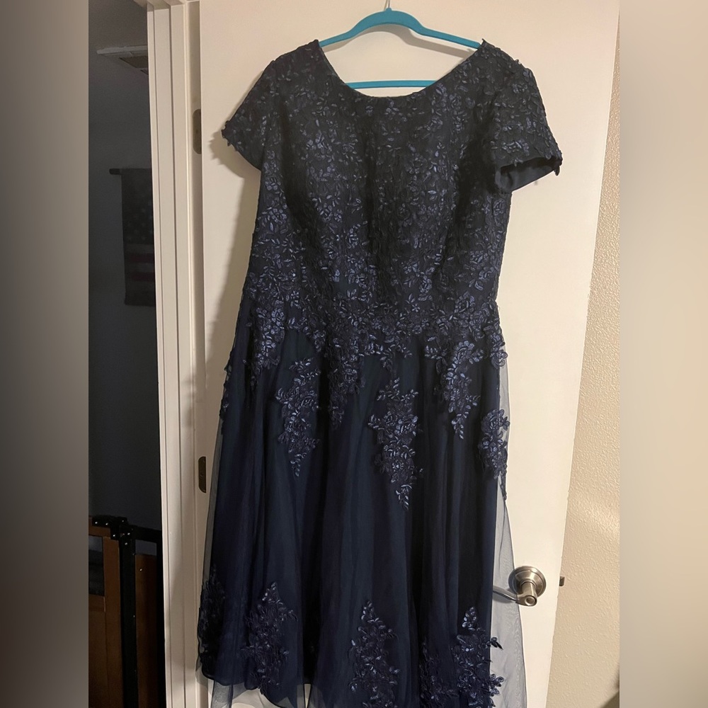 Navy Blue Formal Dress